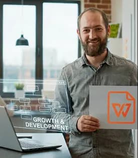 Manager presenting WPS file generation workflow
